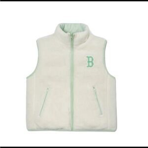 MLB BASIC FLEECE REVERSIBLE PADDED VEST BOSTON RED SOX